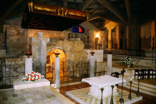 Interior de Igreja em Nazaré